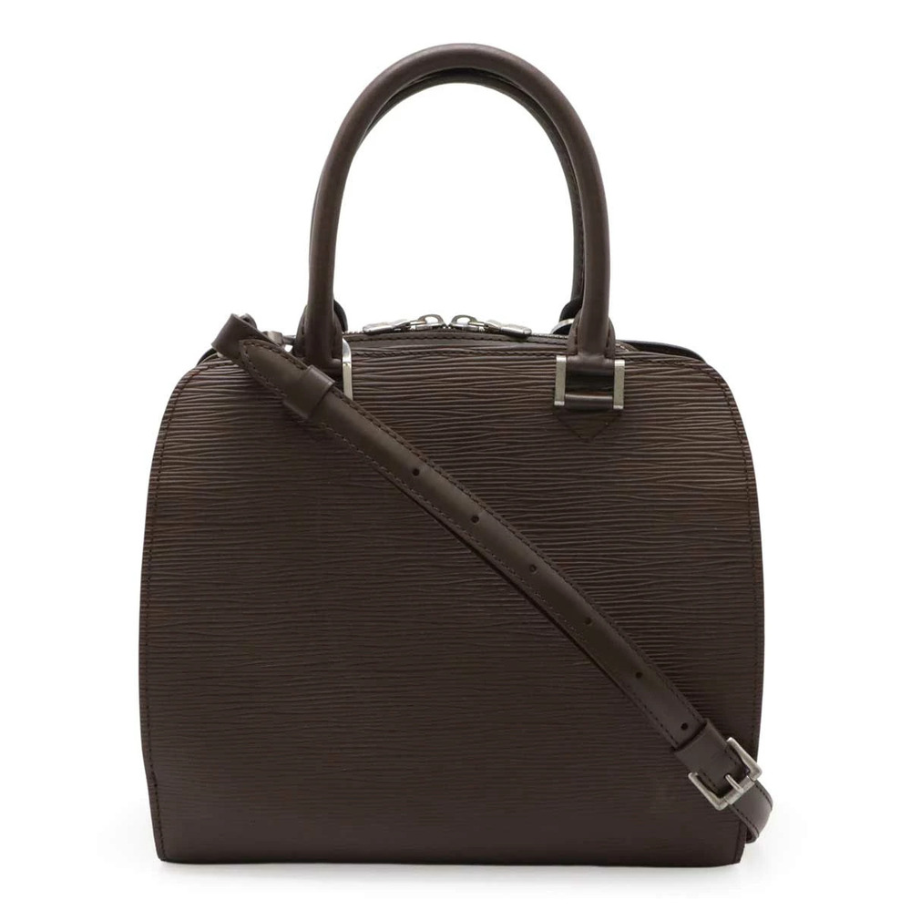 LOUIS VUITTON Epi Pont Neuf Handbag Crossbody Bag Leather Mocha Brown